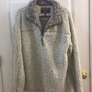 Frosty Tipped True Grit Quarter Zip Pullover